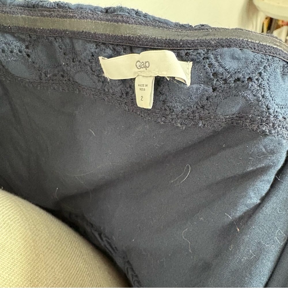 GAP Strapless Dark Blue Dress - Picture 3 of 3